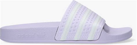 adidas badslippers met paarse bloemen|adidas online shop.